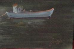 Tuval üzerine yağlıboya resim. Günaydın imzalı. Çerçevesiz 50x60 cm.