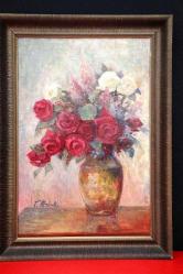 Tuval üzerine yağlıboya resim. Sanatçı imzalı. 19.Yüzyıl.  Çerçevesiz 60x40 cm.