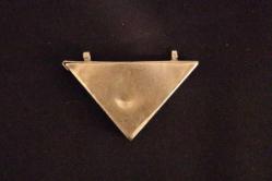 Gümüş,  kalem işi, el kakması hamayıl cevşen  5x3cm.