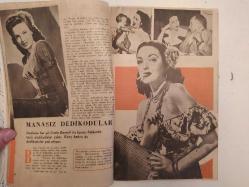 Yıldız Haftalık Aktüalite Sinema Tiyatro Müzik ve Magazin Dergisi - 1949 Yazlığı - 26 Temmuz 1949 - Esther Williams - Virginia Mayo - Tehlikeli Yaş - Betty Grable dünden bugüne - Aşkımız - June Haver - Manasız Dedikodular - Linda Darnell - Meşhur Desinatörler - En güzel bacaklı kadın - Burt Lancaster - Robert Walker'in esrarı - Tekrar Beraber - Roy Rogers - Dale Evana - Niçin Değiştim - Jane Wyman - Hollywood Mayoları - Yarı çıplak erkekler - Radyo karbon alınca kilolar tabletler gibi erir - Gene Aşık - Jeanne Crain - Paul Brikman - Robert Stack - Mocambo Maceraları - Dişi Tilki - Denize Dair... - Marilyn Maxwell - Aşk ve evlilik - Jane Russell - Başkasının hatasına kurban giden kız - Rosalind Russell - Seni Seviyorum - Johnson Ailesi - Shelley Winters'in başına gelenler - Peter Lawford - Kürklü Kadın film roman - Yvonne de Carlo - Aşk ve Evlilik - Shelley Winters - Tehlikeli Yaş - Vakko - Cutex parlatıcı reklamı fotoğraf ve haberi - Tam Takım Dergi