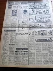 Dünya Gazetesi - 5 Ekim 1960 - Cemal Gürsel Ankara'dan Dün İstanbul'a Geldi - Duruşmalara Anayasayı İhlal Suçu İle Başlanacak - 6 7 Eylül Sanığı Olarak Ali Tetikalp Tevkif Edildi - Üniversite Öğrencileri Soruları Cevaplandırdı - 75 Milyon Döner Sermaye Verilecek - Tekel İnşaatlarında Yolsuzluk Var - İntihar Teşebbüsünden Sonra Celal Bayar'ın Konuşması - İhtiras Yolu Yazan Mutthew Peters Yazı Dizisi - Halk Hamamı Yaptırılacak - Cihat İren'in Yargılanması Dün Başladı - Macmillan İle Kruşçef Görüştü - Dışişleri Bakanı Selim Sarper Yurda Döndü - Dünyanın En Büyük Gemisi Enterprise - Karanlıklar İçinde Yazan Brette Holiday Yazı Dizisi - Roy Rogers Çizgi Roman - Lindi Çizgi Roman - Yargıç Parker Çizgi Roman - Küçük Sam Demir Perde Gerisinde Çizen Rideo - Fenerbahçe Galatasaray Bu Gece Oynuyor - Spor Toto Tahmini - Milli Takım Dün Çalıştı - Darüşşafaka Galatasaray Maçı - Can Bartu - Basri Dirimlili - Lefter Küçükandonyadis - Beşiktaş'ta İdare Heyeti Üyelerinden Hüseyin Tanyü İstifa Etti