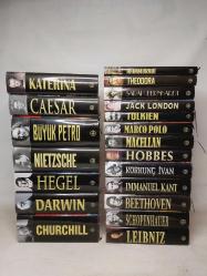 İş Bankası Biyografi Serisi 20 Kitap - TAKIM (CİLTLİ ŞÖMİZLİ) Dünyaya Yön Verenler Dizisi - Jack London - Tolkien - Korkunç Ivan -Beethoven -Churchill