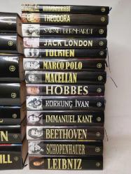 İş Bankası Biyografi Serisi 20 Kitap - TAKIM (CİLTLİ ŞÖMİZLİ) Dünyaya Yön Verenler Dizisi - Jack London - Tolkien - Korkunç Ivan -Beethoven -Churchill
