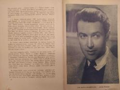 Holivut Dünyası Haftalık Aktüalite Sinema Tiyatro Müzik ve Magazin Dergisi - Forma:1 - Betty Grable ile yarım saat - Güzeller ve güzellik diyarı Amerika - Amerika'nın güzellik payitahtı Holivut - Varner Kardeşler stüdyosunda - Çok sevilen sanatkarlardan: James Stewart - Glark Gable fotoğraf ve haberi - Tam Takım Dergi