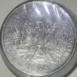 LOT.4 » FRANSA 1978   5 FRANC  KAPAMASINDA