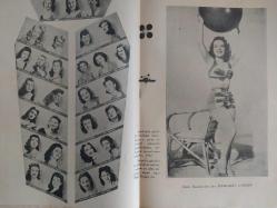 Holivut Dünyası Haftalık Aktüalite Sinema Tiyatro Müzik ve Magazin Dergisi - Forma:12 - Facia filmlerinde çok muvaffak olan yeni yıldızlardan Jane Rondolph - Komik Şarlo'nun boşadığı karısı Paulette Goddard meşhur bir artisttir - Figüranların harikalı güzelliği - John PAyne - Güzel yıldızlardan biri Margaret Landry - Meydanda soyunan genç kız - Meşhur erkek yıldızlardan Errol Flynn ''Hafif Togayın Hücumu'' filminde alınmış bir resmi - Dünya Ev Eşyası Müzesi - Üstü Çöl, Altı Kutup - Vücudca güzel ve ince kalmak için çalıştığı stüdyonun merdivenlerini her gün tırmanan Virgina Patton - Don Ameche ile Mary Martin yeni bir filmde - Muhterem Okuyucularımıza - Holivut Dünyası - Foto Magazin - Dinali Sliore: Halivut'un sevimli şarkıcısı fotoğraf ve haberi - Tam Takım Dergi