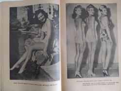 Holivut Dünyası Haftalık Aktüalite Sinema Tiyatro Müzik ve Magazin Dergisi - Forma:16 - 21 Yıldızın Vücut Ölçüleri - Joan Grawford- Judith Barret - Marlene Dietrich - Jinx Falkenburg - Greta Garbo- Anne Gwagne - Sonja Heiner - Katherine Hepburn - Mary Howard - Brenda Yoyce - Diana Lewis - Jeanette Mac Donald - Marle Oberon - Eleanor Powell - Martha Raye - Ginger Rogers - Anne Rutherford - Simone Simon - Lana Turner- Mac West - Rosemary La Planche - Yıldızların Vücut Ölçülerine bir göz atış - Amerikan varyete tiyatrolarında ve barlarında gördüğümüz numaralardan biri - Amerika'da gördüğüm tek dövüş - Kankan oynayan kızlar - Harlem'de Zenci Barında - Cehennemi Gürültüden Nasıl Kaçtık? - Şimdi Holivutda bulunan Fransız Sinema yıldızı Michele Morgan - Holivutda Glamzon denilen güzel vücutlu kızlardan üçü - ''Bu Türkler Amma Dayanıklı İnsanlar!'' - San Francisko'nun Köprüleri - Clark Gable - Greer Garson- James Cagney - Verionica Lake - Betty Grable - Jane Keen - Tam Takım Dergi