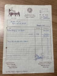 RENKLİ FOTOKOPİ BASKI BEDELİ FATURASI - STÜDYO MORİPEK - FİRDEVS MORİPEK - TAKSİM, İSTANBUL, ANTETLİ - KEMAL FİLM, MEHMET KEMAL SEDEN - BEYOĞLU, İSTANBUL - ISLAK İMZALI, KAŞELİ - 21 x 29 cm EBATLI ORİJİNAL FATURA,TÜRK SİNEMA - FİLM TARİHİ