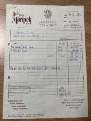 BASKI VE NEGATİF BANYO FATURASI - 18 OCAK 1992 - STÜDYO MORİPEK - FİRDEVS MORİPEK - TAKSİM, İSTANBUL, ANTETLİ - KEMAL FİLM, MEHMET KEMAL SEDEN - BEYOĞLU, İSTANBUL - ISLAK İMZALI, KAŞELİ - 21 x 29 cm EBATLI ORİJİNAL FATURA,TÜRK SİNEMA - FİLM TARİHİ