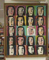 Yağlı Boya Tablo Kadın Silueti - Ressam: Fikret Öztürk