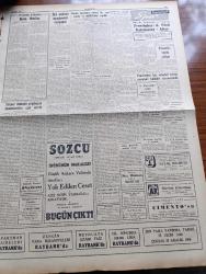 Cumhuriyet Gazetesi - 21 Ekim 1960 - Nadir Nadi Köşe Yazısı - Dünkü Duruşma Sadece Bir Saat Sürdü Ve Müdafaalar Yapıldı Köpek Davasında Karar Pazartesiye Kaldı -  Celal Bayar Karar Lehte Veya Aleyhte Olsun Mühim Değil Dedi - Dünkü Duruşmada Yalnız Celal Bayar'ın Kızı Nilüfer Gürsoy Hazır Bulundu - Yassıada İntibaları Yazan Cevat Fehmi Başkut - Dışişleri Bakanı Selim Sarper Atina'da Yapılacak Temaslardan Çok Ümitli - Sabah Şarkısı Yazan Taylor Caldwell Yazı Dizisi - Şişli Camiini Yaşatma Derneğinin Yaptıracağı Dükkanlar - Fransa'da Beşinci Cumhuriyet En Ciddi Krizi Geçiriyor - Burhan Felek Köşe Yazısı - Resimli Roman Başkasının Günahı Çizen Yves Sayol - Tiyatro Cephede Piknik Yazan Lütfi Ay - Fenerbahçe Kız Voleybol Takımı Şampiyon Kulüpler Turnuvasında - Can Bartu Ve Metin Oktay Aftan İstifade Ediyorlar - Fenerbahçe Ankaragücü Maçı - Arı Bisküvileri - Ford Motor Comet'i Takdim Eder - Radyolin Diş Macunu - Kodak - Hermes Precisa Yazı Makineleri -  Ali Ulvi'nin Fırçasıyla Oktay Engin