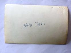 HÜLYA TUĞLU'NUN ORİJİNAL FOTOĞRAFI - 14 x 9 cm EBADINDA - SİYAH & BEYAZ - HÜLYA TUĞLU PLAJDA MAYOSUYLA GÜNEŞLENİRKEN