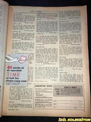TIME - JUNE 5 , 1964 : THE WEEKLY NEWSMAGAZINE / 5 HAZİRAN 1964 / VINTAGE ENGLISH MAGAZINE / CHEMICAL RESEARCH GIVE PACE TO PROGRESS / LUCKY STRIKE / GOLDWATER SHOT WITH ARROW / KENTUCKY'S MORTON / MITZI GAYNOR / 2ND ARMORED DIVISION TANKS CROSSING PONTOON BRIDGE / GENERAL PAUL ADAMS / DR. EDGAR DESSEN / HAZLETON'S BOOMING BROAD STREET / BERYLLIUM CORP'S REFURBISHED ROUNDHOUSE / SHASTRI / NANDA / DESAI / NORTHERN RHODESIA : ROAR OF THE BLACK LION / NOBEL WINNER LUTHULI / MERCEDES BENZ / FIAT / REFEREE PAZOS / CATHERINE HOHENLOHE / JACKIE KENNEDY / SJOUKJE DIJKSTRA / BRUNDI DRUMMERS / CHINESE PHOENIX / BUDDHIST SHRINE / MOORISH SCALLOPS / SHOWBIZ SCIENTISTS / COLORIFIC FIGURES / HIGH KICKING CHRONIES / NUDE MAJA / STYLIZED CROSS / SCULPTURED WALL / GOLDEN FIGURE / LORD BEAVERBROOK / MAX AITKEN JR / ROY THOMSON / EL CAUDILLO / PRINCE JUAN CARLOS