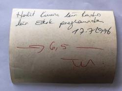 HALİT KIVANÇ'IN ORİJİNAL FOTOĞRAFI - 12 x 9 cm EBADINDA, SİYAH & BEYAZ