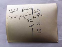 HALİT KIVANÇ'IN ORİJİNAL FOTOĞRAFI - 12 x 9 cm EBADINDA, SİYAH & BEYAZ