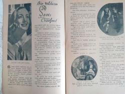 Hollywood Dünyası Haftalık Aktüalite Sinema Tiyatro Müzik ve Magazin Dergisi - 18 Aralık 1943 - Sayı:8 - Lana Turner - Joan Blondell - Cihat Kentmen - Holivut Dünyasının 1944 Yıllığı - Amerika Postası - Yeni Filmler - Gangster Johny - Bir yıldızın 24 saati - Joan Crawford - Judy Garland - İrene Dunn - Mae West - Hollywood Duymasın - 9 aşığı olan kadın - Bob Hope - Charles Laughton - Kay Francis - Nelson Eddy ve Rise Stewens - Ben güzel değilim bunu biliyor fakat bana vız gelir - Bette Davis - Holivut Duymasın - Charles Laughton - Seniha Işın - Fuhuş Yasak Amma... - Soyunma dansı numarası - ''Türk dostlarımızı selamlayalım'' - Türk Misafirleri memnun etmek için - Diana Levis - Bob Hope - Sinema Programları ve Film kritiklerimiz - Cihat Kentmen - Sabah Yıldızı - Zeki Cemal - Marjorie Woodworth - Joan Blondell - Biz bize - Barbara Stanwyck fotoğraf ve haberi - Tam Takım Dergi