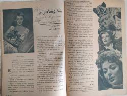 Hollywood Dünyası Haftalık Aktüalite Sinema Tiyatro Müzik ve Magazin Dergisi - 18 Aralık 1943 - Sayı:8 - Lana Turner - Joan Blondell - Cihat Kentmen - Holivut Dünyasının 1944 Yıllığı - Amerika Postası - Yeni Filmler - Gangster Johny - Bir yıldızın 24 saati - Joan Crawford - Judy Garland - İrene Dunn - Mae West - Hollywood Duymasın - 9 aşığı olan kadın - Bob Hope - Charles Laughton - Kay Francis - Nelson Eddy ve Rise Stewens - Ben güzel değilim bunu biliyor fakat bana vız gelir - Bette Davis - Holivut Duymasın - Charles Laughton - Seniha Işın - Fuhuş Yasak Amma... - Soyunma dansı numarası - ''Türk dostlarımızı selamlayalım'' - Türk Misafirleri memnun etmek için - Diana Levis - Bob Hope - Sinema Programları ve Film kritiklerimiz - Cihat Kentmen - Sabah Yıldızı - Zeki Cemal - Marjorie Woodworth - Joan Blondell - Biz bize - Barbara Stanwyck fotoğraf ve haberi - Tam Takım Dergi