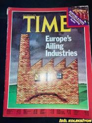 TIME - OCTOBER 16 , 1978 : THE WEEKLY NEWSMAGAZINE / 16 EKİM 1978 / VINTAGE ENGLISH MAGAZINE / EUROPE'S AILING INDUSTRIES / JOHNNIE WALKER / INDUSTRY : AN AILING COLOSSUS / GOD OR THE STEELWORKS / LUFTHANSA CARGO / PRIME MINISTER CALLAGHAN IN BLACKPOOL / THE CASE OF THE POISON UMBRELLA ? / ITALY TERRORİST ROUNDUP / THE ROCARD PHENOMENON / SOCIALIST CONTENDER MICHEL ROCARD / SOVIET PRESIDENT BREZHNEV BIDS FAREWELL TO SYRIA'S HAFEZ ASSAD AT MOSCOW AIRPORT / JORDAN RELUCTANT KING HUSSEIN / PRESIDENT ANWAR SADAT / PRESIDENT CARTER / PREMIER BEGIN / SENATOR HAYAKAWA GREETING RHODESIA'S SITHOLE AND SMITH ON THEIR ARRIVAL IN WASHINGTON / ISAAC BASHEVIS SINGER / SENATORS LONG AND RIBICOFF HUDDLE ON TAX BILL / THURMOND AND HIS WIFE NANCY CAMPAIGNING IN GREER S.C. / ROCKY REDUX , STALLONE / RICHARD DREYFUSS AS DETECTIVE MOSES WINE / THE TRIBAL STYLE / JOHN CHEEVER /