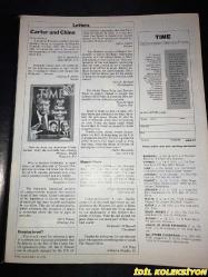 TIME - JANUARY 15 , 1979 : THE WEEKLY NEWSMAGAZINE / 15 OCAK 1979 / VINTAGE ENGLISH MAGAZINE / CRESCENT OF CRISIS : IRAN AND A REGION OF RISING INSTABILITY / ZBIGNIEW BRZEZINSKI / EGYPT'S PRESIDEN SADAT IN CAIRO / SAUDI ARABIA'S CROWN PRINCE FAHD / PAKISTAN GENERAL MOHAMMED ZIA UL-HAQ / BAKHTIAR AT PRESS CONFERENCE (IN BACKGROUND PORTRAIT OF MOSSADEGH) / HENRY KISSINGER IN WASHINGTON / TURBULENT FRAGMENT / TYING THE SINO-AMERICAN KNOT / VICE PRESIDENT MONDALE SPEAKING AT RECOGNITION CEREMONIES IN WASHINGTON / BRZEZINSKI EMBRACING CHINESE ENVOY CH'AI TSE-MIN / CAMBODIA'S DEFENSE MINISTER SON SEN CONFERS WITH TROOP COMMANDERS / JACQUES CHIRAC / WEST GERMANY SMELL ANYTHING ? / BURNING BASQUE FLAG AT FUNERAL OF MADRID'S MURDERED GENERAL ORTIN / BRUCE JOHNSON SR. AND BROTHER DAVID WITH GARY CROUCH AT A RESTAURANT IN 1976 / AMERICAN SCENE : IN NEW JERSEY - VENISION AND BLOODY FENDERS / CRAIG CARLSON / RALPH IZARD BY JEREMIAH THEUS 1753 / PORTRAIT OF ANNE BY GEORGE BELLOWS 1915