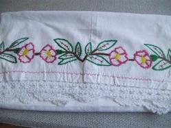 SARMA İP  İŞLEMELİ  -  TEK KİŞİLİK YASTIK