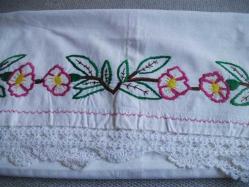 SARMA İP  İŞLEMELİ  -  TEK KİŞİLİK YASTIK