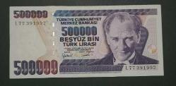 LOT.10 » 7 Emisyon L 77 seri 500 Bin Lira Çil