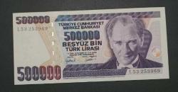7 Emisyon L 53 seri 500 Bin Lira Çil