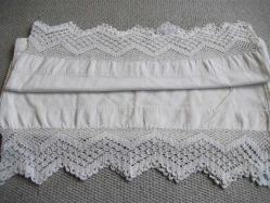 DANTELLİ İŞLEMELİ  - ÇİFT KİŞİLİK YASTIK