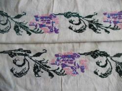 KANAVİÇE  İŞLEMELİ  - ÇİFT KİŞİLİK YASTIK