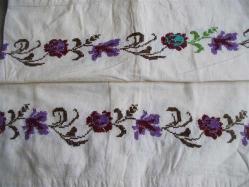 KANAVİÇE  İŞLEMELİ  - ÇİFT KİŞİLİK YASTIK