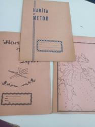 HARİTA METOD HARİTALI ÇİZGİSİZ DEFTER VİNTAGE