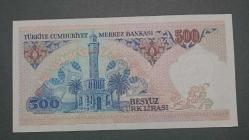 7 Emisyon D 53 seri 500 Lira Çil