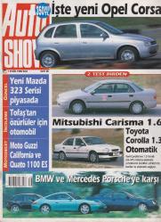 AUTO SHOW   1 EYLÜL  1998 SALI  SAYI: 35   MITSUBISHI CARISMA 1.6, TOYOTA COROLLA 1.3 OTOMATİK   -   OTOMOBİL DERGİSİ