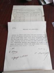 Erken Cumhuriyet Dönemi çok nadir Eskişehir Seyitgazi mal müdürlüğü ve mahkeme hakimi ile ilgili 1936 tarihli ıslak imzalı üç sayfalık belge