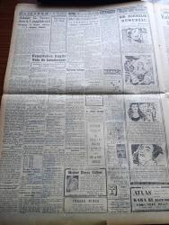 Cumhuriyet Gazetesi - 16 Mayıs 1954 - Yeni Kabine Üyeleri Salı Günü Belli Olacak - Adliye Çalışma Ve Ulaştırma Bakanlarının Değişeceği Ankara'da Israrla Söyleniyor - Devlet Kim Yazan Nadir Nadi Köşe Yazısı - Yeni Futbol Federasyonu Teşekkül Etti - Adalet Galatasaray'ı 4 1 Mağlup Etti - Türk Bulgar Sınırında Dün Akşamki Hadise - İstanbul'da Şeker Darlığı Dün De Devam Etti - Ordinaryüs Profesör Esad Arsebük Vefat Etti - İnce Memed Yazan Yaşar Kemal Yazı Dizisi - Fidanlık Yazan Hasan Ali Yücel Köşe Yazısı - İstanbul'a 100.000 Kişi Alacak Stadyum - Komünist Partilerinde Tasfiyeler Yapılıyor - Fenerbahçe Bugün Vefa İle Karşılaşıyor - Büyük Adli Hatalar Çeviren Mazhar Kunt Yazı Dizisi - Belgin Doruk Puro Tuvalet Sabunu Kullanıyorum Diyor - Sarayların Aşk İlahesi Desiree Yazan Anne Marie Selinko Yazı Dizisi - Gripin - Turyağ - Havilland Krem