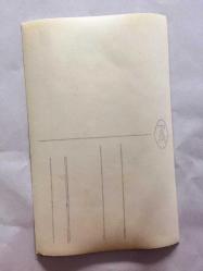 BAYAN KAHKAHA LAKAPLI SES SANATÇISI GÜZİDE KASACI'NIN ORİJİNAL FOTOĞRAFI - 13,5 x 9 cm EBADINDA, SİYAH & BEYAZ