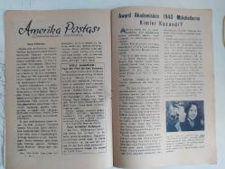 Hollywood Dünyası Haftalık Aktüalite Sinema Tiyatro Müzik ve Magazin Dergisi - 15 Nisan 1944 - Sayı:23 - Yeni yıldızlardan Dolores Moran - Lana Turner - Dertli Pınar'ın yıldızı Nezihe Becerikli - Greer Garson - Madam Curie - Parlayan bir yıldız - Kahraman Aşık - Errol Flynn - Yemeğe Gelen Adam - Carole Landis - Anne Shirley - Gary Cooper - Amerika Postası Dedikodulu Haberler - Award Akademisinin 1943 Mükafatlarını kimler kazandı? - Yıldız Olmak isteyen şarklı dilberler - Naya Grecia'nın Macerası - Lisette Vera - Katya Pohl - Ekranın Yeni Çiftleri - Gary Cooper - Ray Milland - Betty Field fotoğraf ve haberi - Tam Takım Dergi