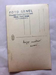 Erzincan Doğumlu Osmanlı Ermenisi ve Türk Ermeni Yazar Hagop Mıntzuri'nin (Hagop Demirciyan) Orijinal Fotoğrafı - 13 x 8 cm Ebadında, Siyah & Beyaz - Foto Şenel, Divan Oteli Sırası, İstanbul