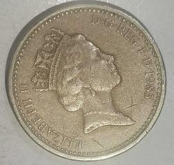 İNGİLTERE 1985 1 POUND