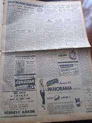 Cumhuriyet Gazetesi - 6 Mayıs 1954 - Bir Genelge Yazan Nadir Nadi Köşe Yazısı - Cumhuriyet Halk Partisi Acele Toplantıya Çağrıldı - İstanbul'un Seçtiği Yeni Milletvekilleri Bugün Mazbatalarını Alıyorlar - 1954 Türkiye Basketbol Şampiyonası Sona Erdi - 19 Mayıs Hazırlığı - Eisenhower Dulles'i Şiddetle Destekledi - Yeni Kabine Hakkında İleri Sürülen Tahminler - Kanserle Mücadelede Başarısızlık - İnce Memed Yazan Yaşar Kemal Yazı Dizisi - Kıbrıs Hakkında Yazan Emin Ali Çavlı - Burhan Felek Köşe Yazısı - Dünyada Şarap Fazlalığı Var - Büyük Adli Hatalar Çeviren Mazhar Kunt Yazı Dizisi - Vefa İstanbulspor'la 2 2 Berabere Kaldı - Fransa Çekiç Atma Rekoru Kırıldı - Fransa Kupası Final Maçı - Bertrand Russell 82 Yaşına Bastı - Sarayların Aşk İlahesi Desiree Yazan Anne Marie Selinko Yazı Dizisi - Zeki Müren Konseri - Arı Bisküvileri - Gripin - Sana Nebati Margarin - Berta Yağ