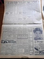 Cumhuriyet Gazetesi - 6 Mayıs 1954 - Bir Genelge Yazan Nadir Nadi Köşe Yazısı - Cumhuriyet Halk Partisi Acele Toplantıya Çağrıldı - İstanbul'un Seçtiği Yeni Milletvekilleri Bugün Mazbatalarını Alıyorlar - 1954 Türkiye Basketbol Şampiyonası Sona Erdi - 19 Mayıs Hazırlığı - Eisenhower Dulles'i Şiddetle Destekledi - Yeni Kabine Hakkında İleri Sürülen Tahminler - Kanserle Mücadelede Başarısızlık - İnce Memed Yazan Yaşar Kemal Yazı Dizisi - Kıbrıs Hakkında Yazan Emin Ali Çavlı - Burhan Felek Köşe Yazısı - Dünyada Şarap Fazlalığı Var - Büyük Adli Hatalar Çeviren Mazhar Kunt Yazı Dizisi - Vefa İstanbulspor'la 2 2 Berabere Kaldı - Fransa Çekiç Atma Rekoru Kırıldı - Fransa Kupası Final Maçı - Bertrand Russell 82 Yaşına Bastı - Sarayların Aşk İlahesi Desiree Yazan Anne Marie Selinko Yazı Dizisi - Zeki Müren Konseri - Arı Bisküvileri - Gripin - Sana Nebati Margarin - Berta Yağ
