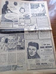 Cumhuriyet Gazetesi - 6 Mayıs 1954 - Bir Genelge Yazan Nadir Nadi Köşe Yazısı - Cumhuriyet Halk Partisi Acele Toplantıya Çağrıldı - İstanbul'un Seçtiği Yeni Milletvekilleri Bugün Mazbatalarını Alıyorlar - 1954 Türkiye Basketbol Şampiyonası Sona Erdi - 19 Mayıs Hazırlığı - Eisenhower Dulles'i Şiddetle Destekledi - Yeni Kabine Hakkında İleri Sürülen Tahminler - Kanserle Mücadelede Başarısızlık - İnce Memed Yazan Yaşar Kemal Yazı Dizisi - Kıbrıs Hakkında Yazan Emin Ali Çavlı - Burhan Felek Köşe Yazısı - Dünyada Şarap Fazlalığı Var - Büyük Adli Hatalar Çeviren Mazhar Kunt Yazı Dizisi - Vefa İstanbulspor'la 2 2 Berabere Kaldı - Fransa Çekiç Atma Rekoru Kırıldı - Fransa Kupası Final Maçı - Bertrand Russell 82 Yaşına Bastı - Sarayların Aşk İlahesi Desiree Yazan Anne Marie Selinko Yazı Dizisi - Zeki Müren Konseri - Arı Bisküvileri - Gripin - Sana Nebati Margarin - Berta Yağ