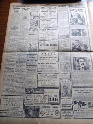 Cumhuriyet Gazetesi - 5 Mayıs 1954 - İki Tebliğ Yazan Nadir Nadi Köşe Yazısı - CHP Dün Teşkilatına Bir Tamim Yayınladı - Belgrad Avrupa Müdafaa Camiasına Katılmak İstiyor - Seçimin Heyecanlı Havası Zail Oluyor - Amerikan İntibaları 7 İstanbul Boğazına Köprü Mü Tünel Mi Yapacaksınız Yazan Ömer Sami Coşar Yazı Dizisi - Cumhurbaşkanı Celal Bayar'a Hakaret Eden Mehmed Özdemir Evliyazadenin Duruşması - Topkapı Sarayında Lale Bahçesi İhya Edildi - İnce Memed Yazan Yaşar Kemal Yazı Dizisi - Amerika ile İsrail Arasında Gerginlik - Frengiye Karşı Aşı Aranıyor - Burhan Felek Köşe Yazısı - Galatasaray Kampa Çekildi - Dünya Kupasına İştirak Futbolcuları - Büyük Adli Hatalar Çeviren Mazhar Kunt Yazı Dizisi - Paris Enternasyonal Tenis Turnuvası - Prenses Margaret Hakkında Çıkarılan Altı Dedikodu - Sarayların Aşk İlahesi Desiree Yazan Anne Marie Selinko Yazı Dizisi - Gripin - Doğubank - Hakiki Frigidaire Buzdolabı - Mobilgas - Odeon Mağazaları - Krem Pertev - Kıbrıs Karması İsrail'e Gitti