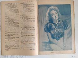 Hollywood Dünyası Haftalık Aktüalite Sinema Tiyatro Müzik ve Magazin Dergisi - 24 Şubat 1945 - Sayı:68 - Ava Gardner - Leslie Brooks - Lina Turner - Rita Hayworth - Alişce Faye - John Paye - Münir Nurettin Selçuk - Oya Sensev - Behzat Butak - Ann Richards - Shirley Temple - Kararsızlar - Ali Suat Sel - Artistler Yabancı Dil Öğreniyorlar - Madeleine Lebeau - Harp etmek mi? Film çevirmek mi ? daha güç - Betty Davis'in yeni filmi - Eski Dost - Paris'te sinema hatıralarım - Galip Arcan - Generallığımızın Sonu - Eski Bir Seyahatte - Marjorie Reynolds - Cevap Veriyor fotoğraf ve haberi - Tam Takım Dergi