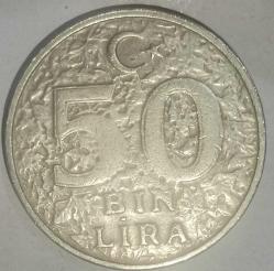 TÜRKİYE 1998  50 BİN LİRA