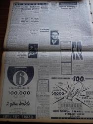 Cumhuriyet Gazetesi - 3 Şubat 1957 - Şeker İçin Soru Fethi Çelikbaş Meclise 11  Suallik Bir Önerge Verdi - Kar Fırtınası Yüzünden Dün 6 Uçak Kazası Oldu - Kıbrıs'ta Dün 5 Türk Polisi Yaralandı - Eisenhower İle Kral Suud'un Görüşmelerine Ara Verildi - Ürdün Kralı Komünizmi Takbih Etti -  Kasım Güleğe Sorulan 3 Mühim Sual Ve Onun Cevapları - Başbakan Adnan Menderes'in Libya Ziyaretine Dair Neşredilen Müşterek Tebliğ - Alaaddin Tiridoğlu Cumhuriyetçi Millet Partisi'ne Girdi - Despot Yazan Reşat Enis Yazı Dizisi - İdam Sehpasında Can Veren Devletliler Derleyen Cemaleddin Saraçoğlu Yazı Dizisi - Unkapanında 800 Dükkan İnşa Edilecek - Haftanın Şakaları Yazan Burhan Felek - Zihin Sporları - Resimli Romanımız Zırhlı Haydud Çeviren Mazhar Kunt Yazı Dizisi - Akademik Kariyer Meselesi - Batı Trakya'da Arapça Tedrisat Yapan Mektepler - İdam Mahkumu Chessman Tekrar Yüksek Mahkemeye Başvuracak - Beykoz Fenerbahçe'yi 1 0 Yendi - Necla İz Kordon Blö'de - Bugün Çetin Maç Beşiktaş Mı İstanbulspor Mu