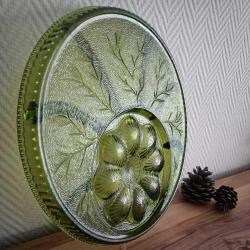 Vintage Amerikan Indiana Glass Sunum Tabağı - İstiridye / Yumurta Servis