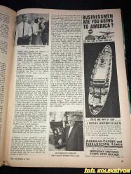 TIME - NOVEMBER 8 , 1968 : THE WEEKLY NEWSMAGAZINE / 8 KASIM 1968 / VINTAGE ENGLISH MAGAZINE / GENERAL DUONG VAN MINH / SETH PECKSNIFF / MAXWELL TAYLOR & GENERAL DUONG VAN MINH / REPUBLICAN CHARLES HALLECK / SENATOR CONNALLY / CAROLE TYLER / ELLEN ROMETSCH / NGO DINH DIEM / NGO DINH NHU / MARTINI / PALMIRO TOGLIATTI / GEORGES POMPIDOU / KONRAD ADENAUER / IKE & WHITE / STATE EXPRESS / PETTICIAT'S BENADERET & HENNING / BURTON & GARDNER / RANDOLPH CHURCHILL / METAXA / MERCEDES BENZ / FIAT / FORMER PRESIDENT EISENHOWER / HAWKER SIDDELEY INTERNATIONAL / SCANDINAVIAN AIRLINES SYSTEM / DAVID ROTHENBERG / RALPH WEINHOLD / JOHN J. MORGAN / EDGAR H. LEONI / MARY HOLWORTH / WILLIAM M. LALOR / RONNIE MCDONALD / W.L. STAFFORD / HOWARD L. MORRIS