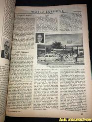 TIME - NOVEMBER 8 , 1968 : THE WEEKLY NEWSMAGAZINE / 8 KASIM 1968 / VINTAGE ENGLISH MAGAZINE / GENERAL DUONG VAN MINH / SETH PECKSNIFF / MAXWELL TAYLOR & GENERAL DUONG VAN MINH / REPUBLICAN CHARLES HALLECK / SENATOR CONNALLY / CAROLE TYLER / ELLEN ROMETSCH / NGO DINH DIEM / NGO DINH NHU / MARTINI / PALMIRO TOGLIATTI / GEORGES POMPIDOU / KONRAD ADENAUER / IKE & WHITE / STATE EXPRESS / PETTICIAT'S BENADERET & HENNING / BURTON & GARDNER / RANDOLPH CHURCHILL / METAXA / MERCEDES BENZ / FIAT / FORMER PRESIDENT EISENHOWER / HAWKER SIDDELEY INTERNATIONAL / SCANDINAVIAN AIRLINES SYSTEM / DAVID ROTHENBERG / RALPH WEINHOLD / JOHN J. MORGAN / EDGAR H. LEONI / MARY HOLWORTH / WILLIAM M. LALOR / RONNIE MCDONALD / W.L. STAFFORD / HOWARD L. MORRIS
