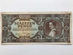 Macaristan-10,000 Pengo -1945-ÇT-